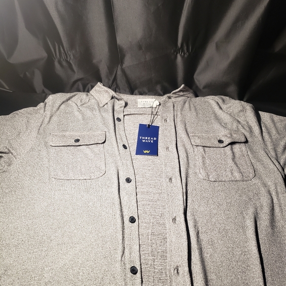 Thread Wave Grey Cardigan Mens Large - Picture 1 of 7